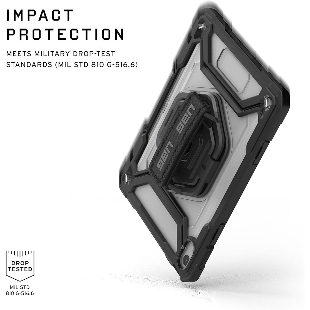 UAG kryt Plasma with KickStand & Handstrap pre iPad 10-11 Gen 2022/2025 - Black/Ice