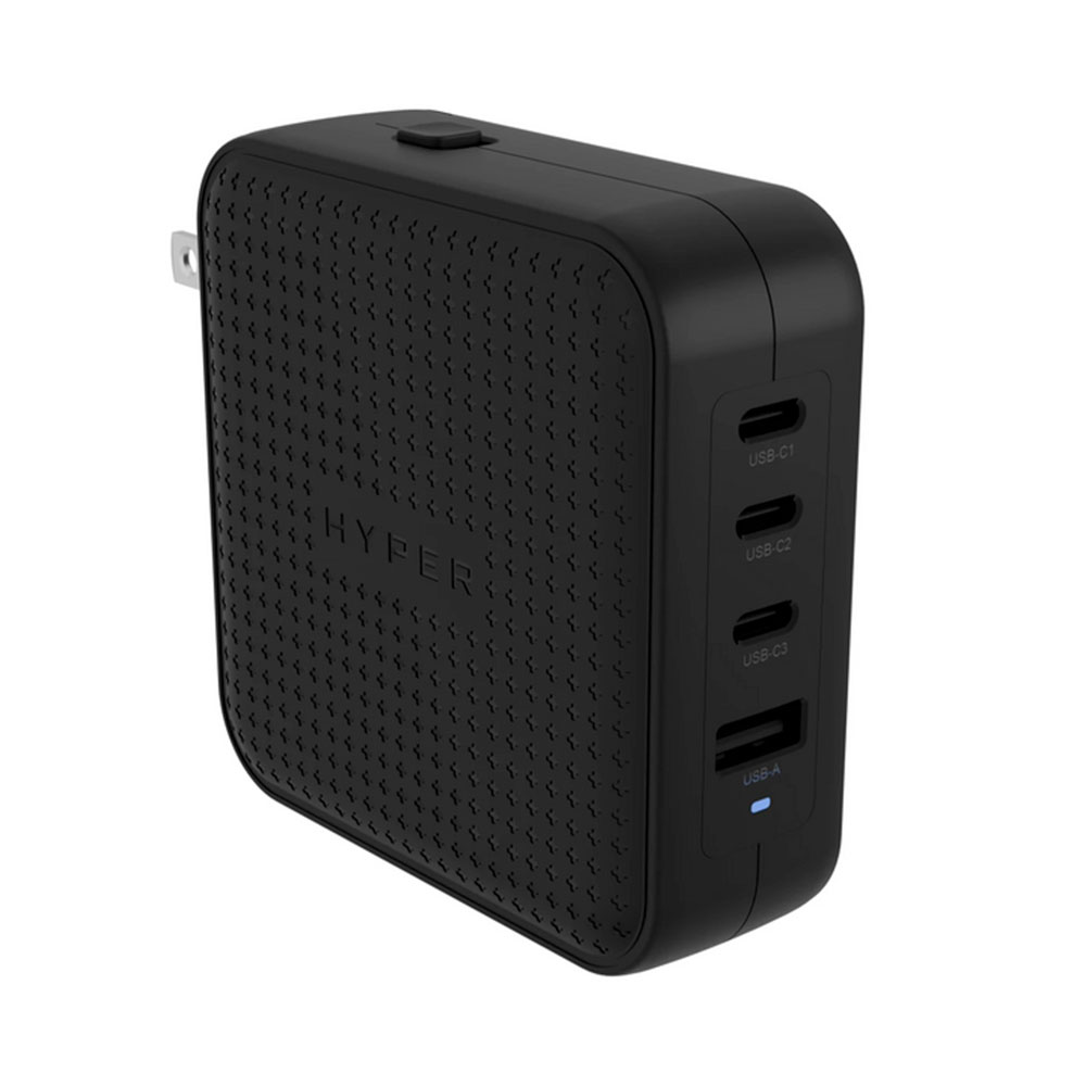 Hyper HyperJuice 100W USB-C GaN Travel Charger - Black