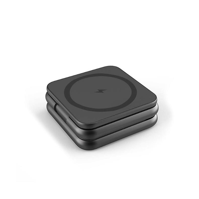 Prodigee Trio Foldable Magnetic 3-in-1 Charging Station - Space Gray