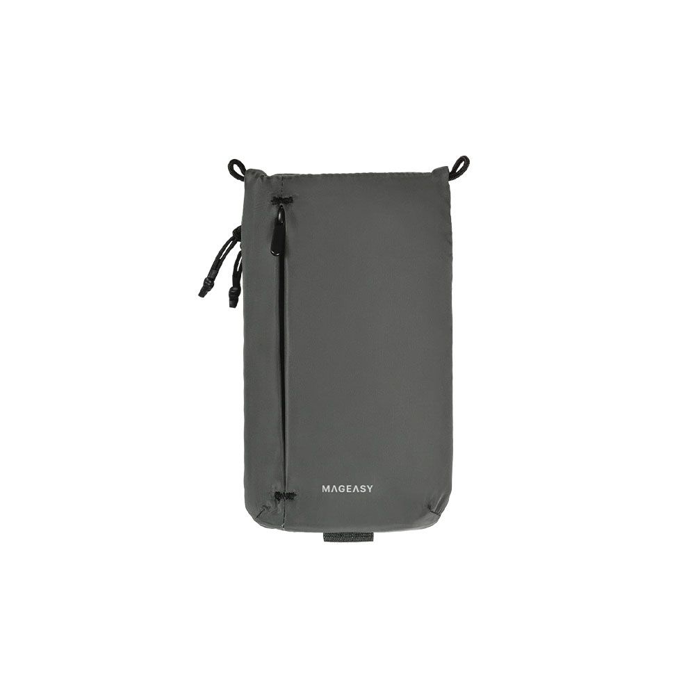 SwitchEasy Sacoche Utility Crossbody Bag + Strap Phone Lanyard 8.3mm -  Concrete Gray