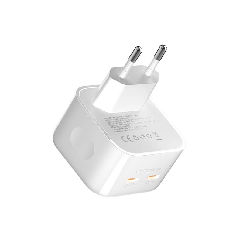 Devia sieťová nabíjačka Extreme Speed GaN PD Quick Charger 45W - White