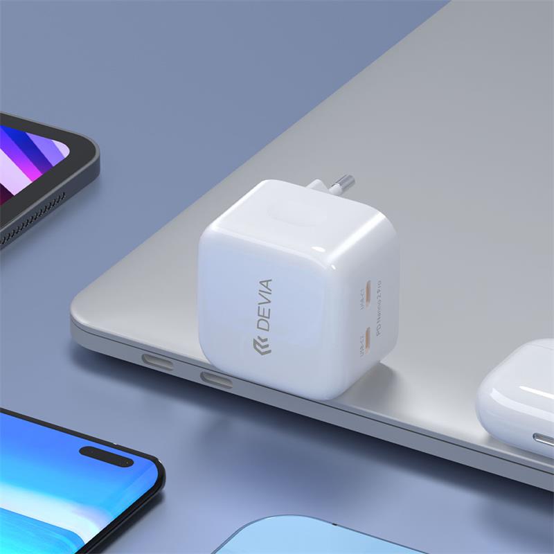 Devia sieťová nabíjačka Extreme Speed GaN PD Quick Charger 45W - White