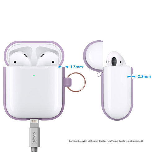 Elago Airpods 2 Silicone Hang Case - Lavender