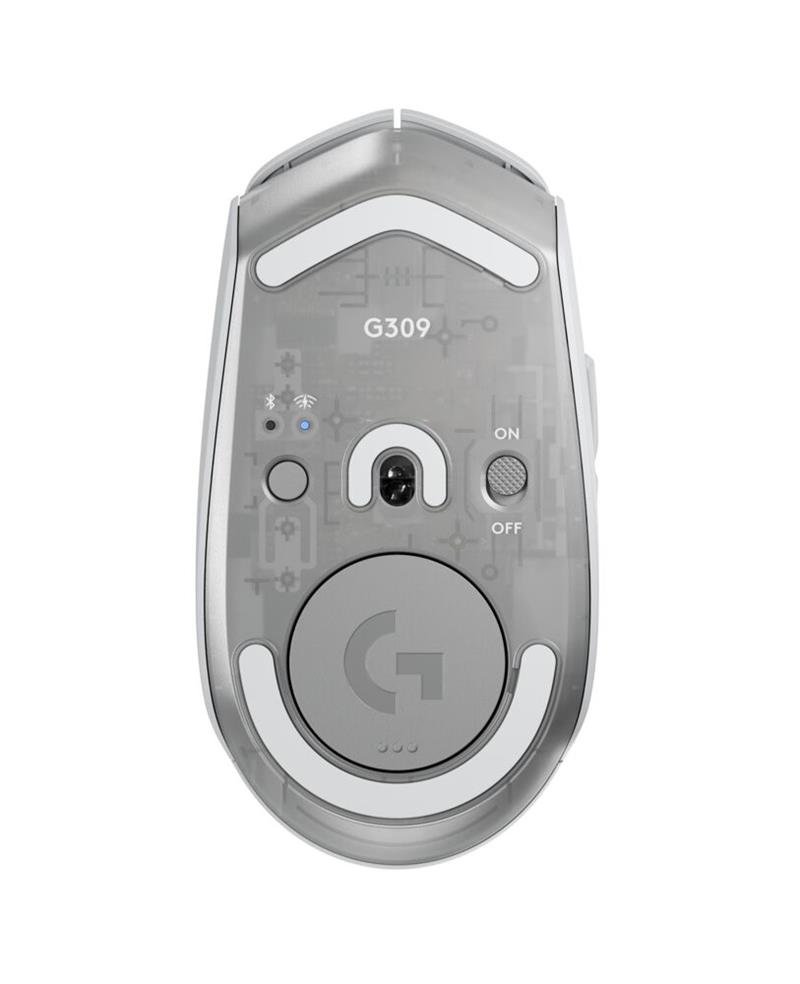 Logitech G309 LIGHTSPEED - bezdrôtová herná myš - biela
