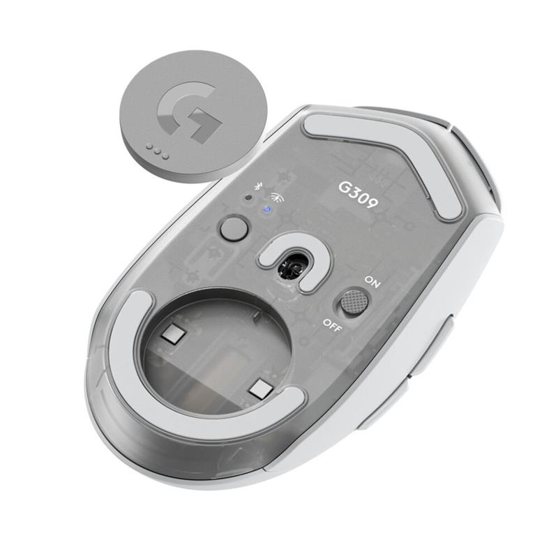 Logitech G309 LIGHTSPEED - bezdrôtová herná myš - biela