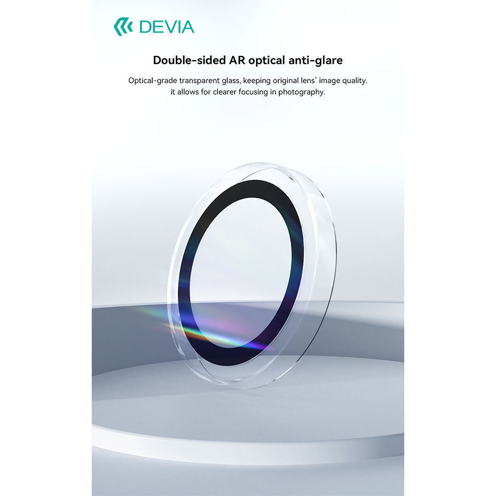 Devia Peak Series Crystal Lens Protector pre iPhone 16 Pro/16 Pro Max - Clear