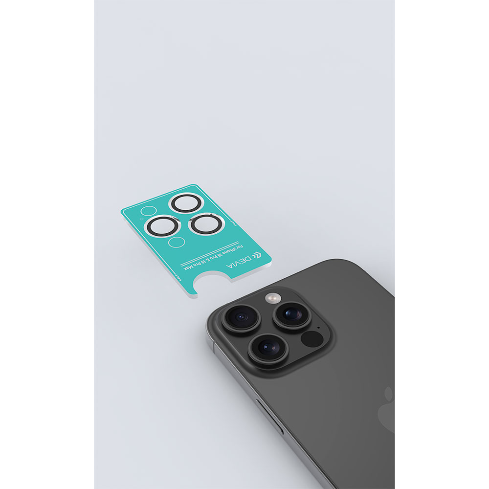 Devia Peak Series Crystal Lens Protector pre iPhone 16 Pro/16 Pro Max - Clear