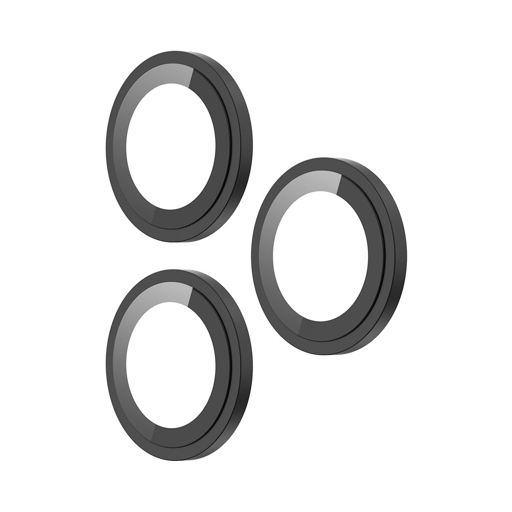 Devia Peak Series Lens Protector pre iPhone 16 Pro/16 Pro Max - Dark Black