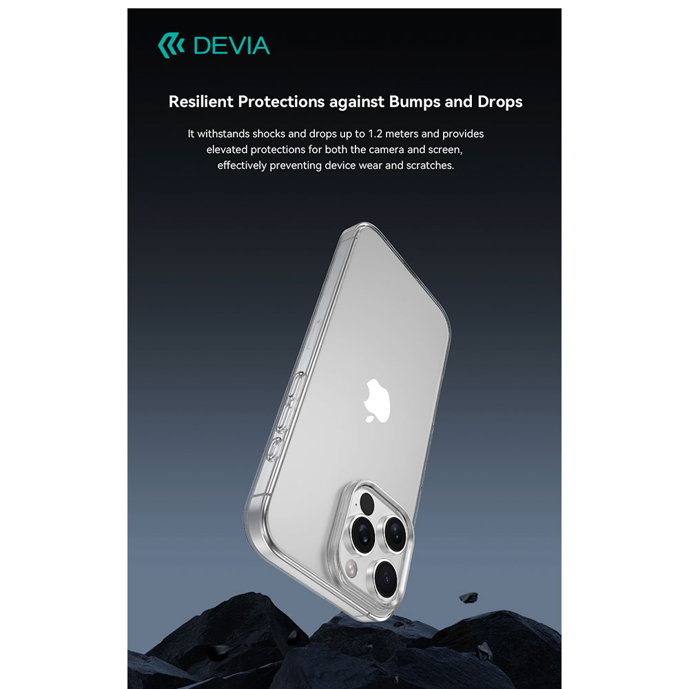 Devia kryt Naked TPU Case pre iPhone 16 Pro Max - Clear