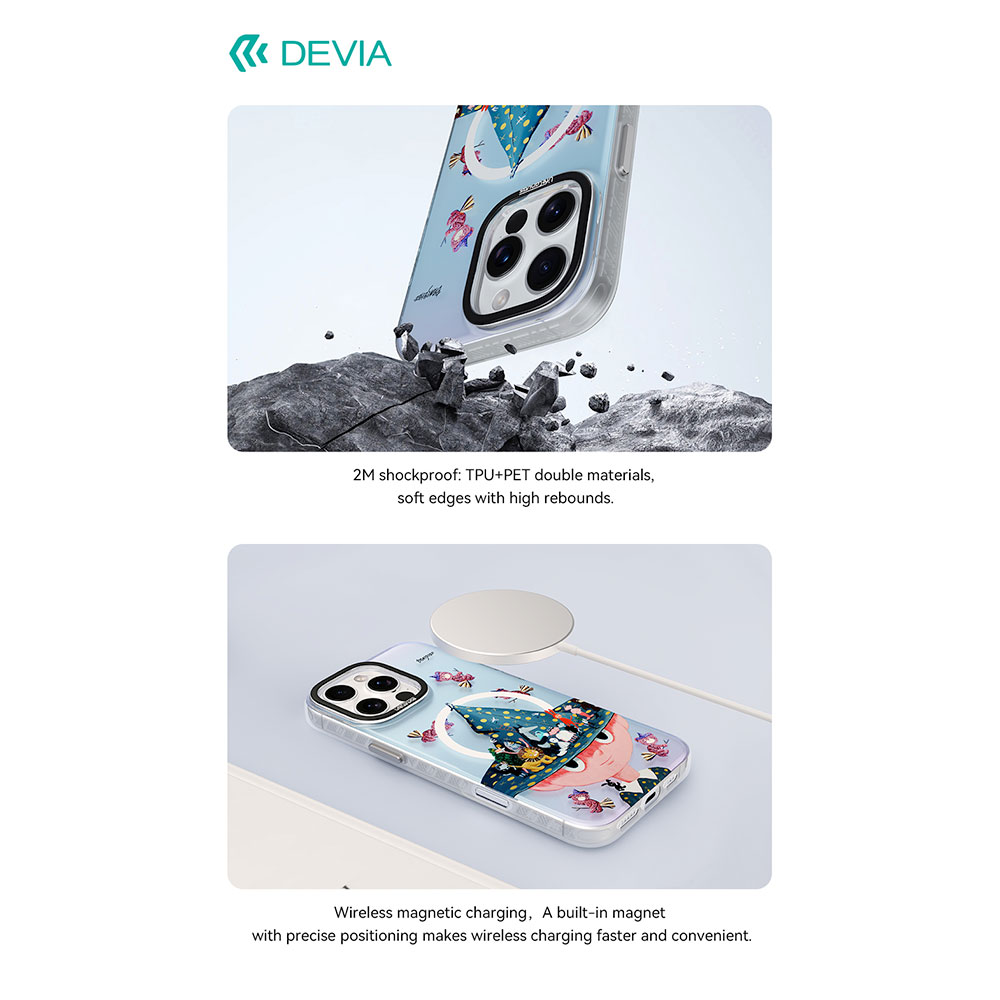 Devia kryt Canvas Series Magnetic Case pre iPhone 16 Pro Max - Magic Academy