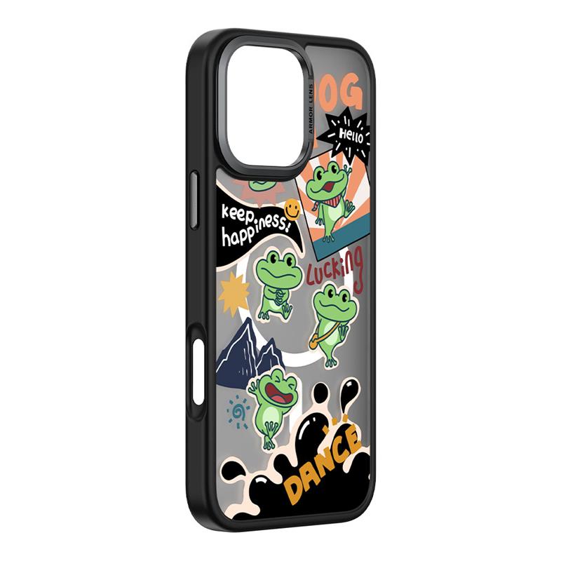 Comma kryt Cultural Series Magnetic Case pre iPhone 16 Pro Max - Lucky Frog