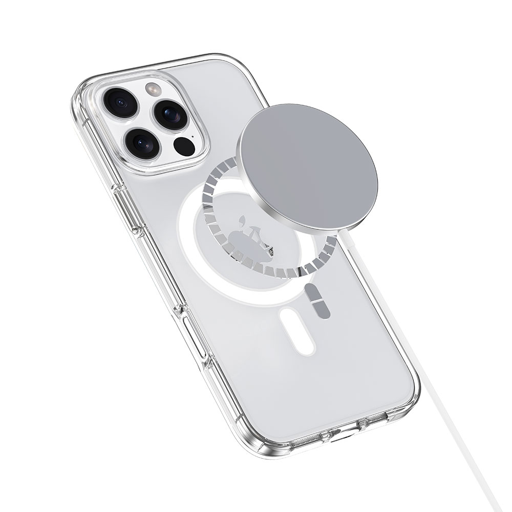 Comma kryt Elemental Series Magnetic Case pre iPhone 16 - Clear