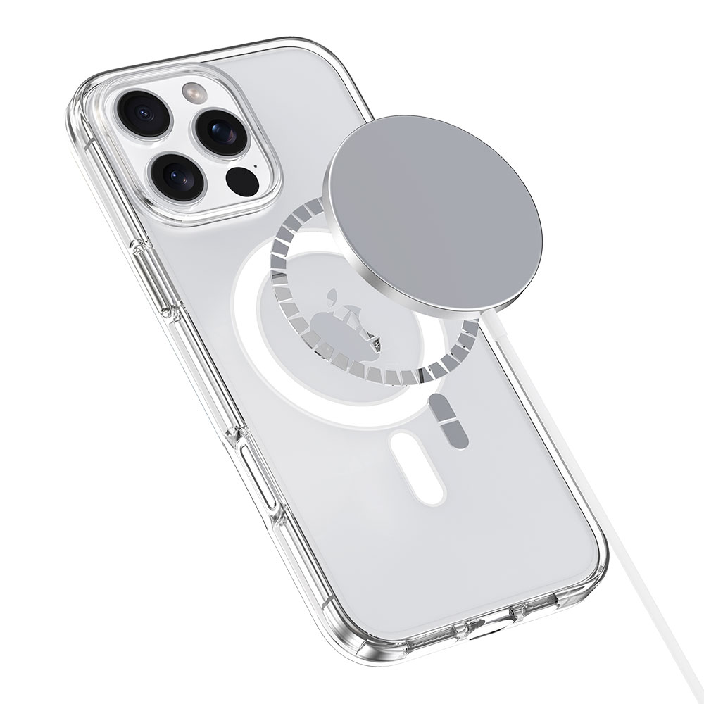 Comma kryt Elemental Series Magnetic Case pre iPhone 16 Plus - Clear