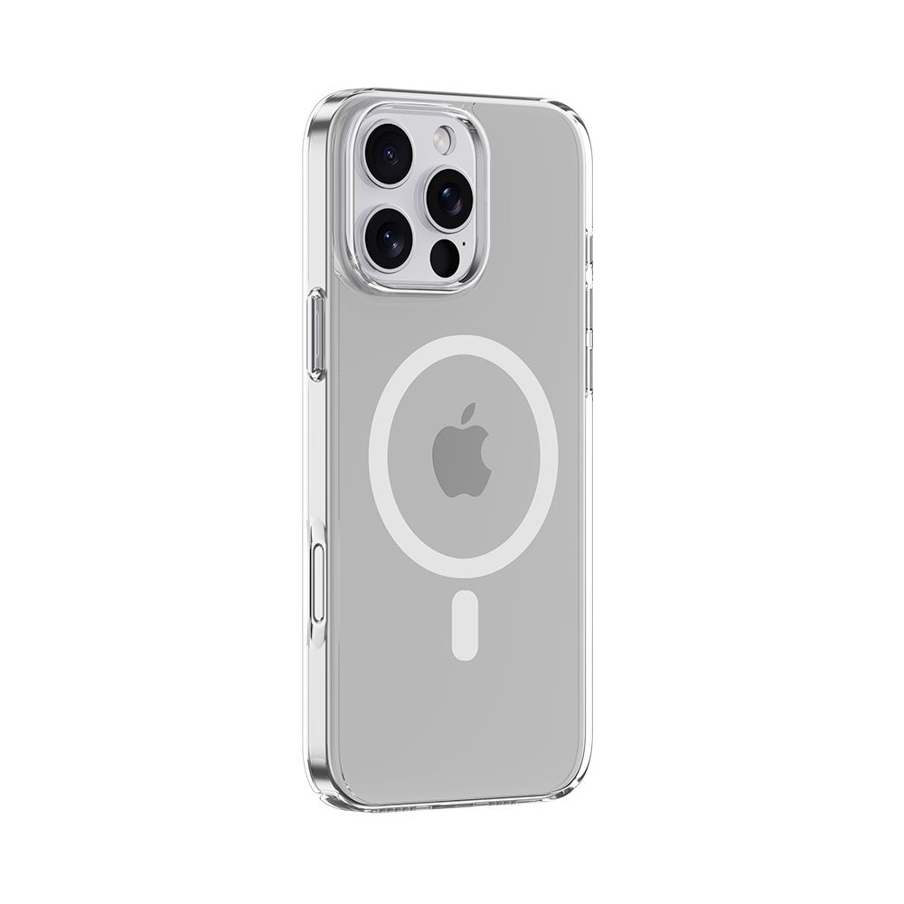 Comma kryt Glass Series Magnetic Case pre iPhone 16 Pro - Clear