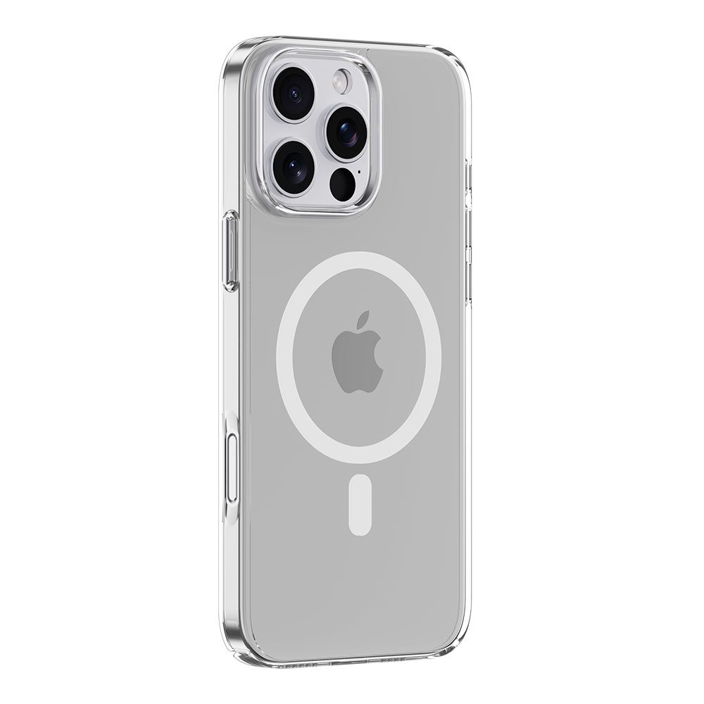 Comma kryt Glass Series Magnetic Case pre iPhone 16 Plus - Clear