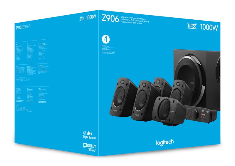 Logitech Z906 - 5.1 Surround Sound Speakers, THX, Dolby Digital, DTS