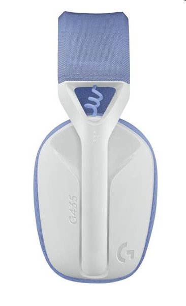 Logitech G435 LIGHTSPEED - bezdrôtové herné slúchadlá - biela/fialová