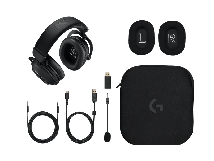 Logitech G PRO X 2 LIGHTSPEED - bezdrôtové herné slúchadlá - čierne