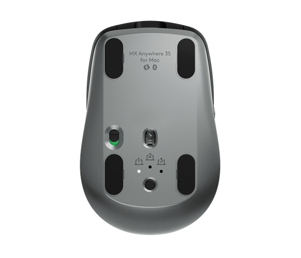 Logitech MX Anywhere 3S for Mac - Bluetooth bezdrôtová myš - vesmírna šedá