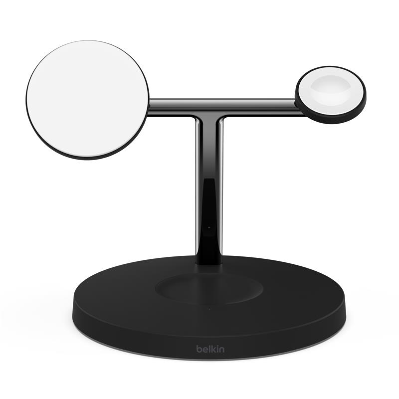 Belkin Boost Charge Pro 3-in-1 Magnetic Wireless Charging Stand with Qi2 15W - Black *Poškodený obal*