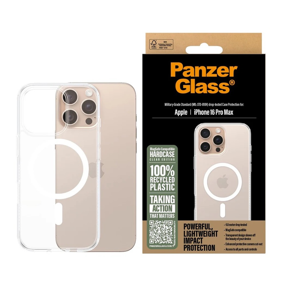 PanzerGlass kryt HardCase Magsafe pre iPhone 16 Pro Max - Clear