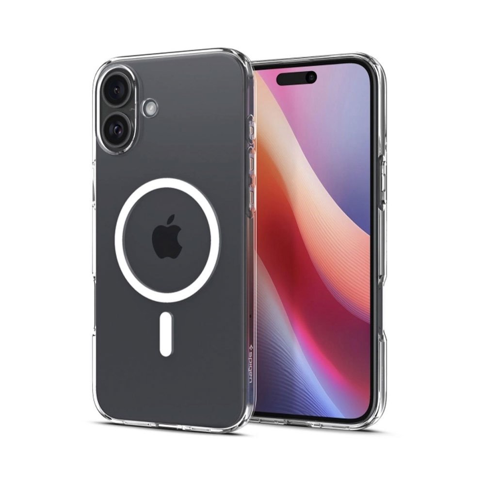 Spigen kryt Liquid Crystal MagSafe pre iPhone 16 - Crystal Clear