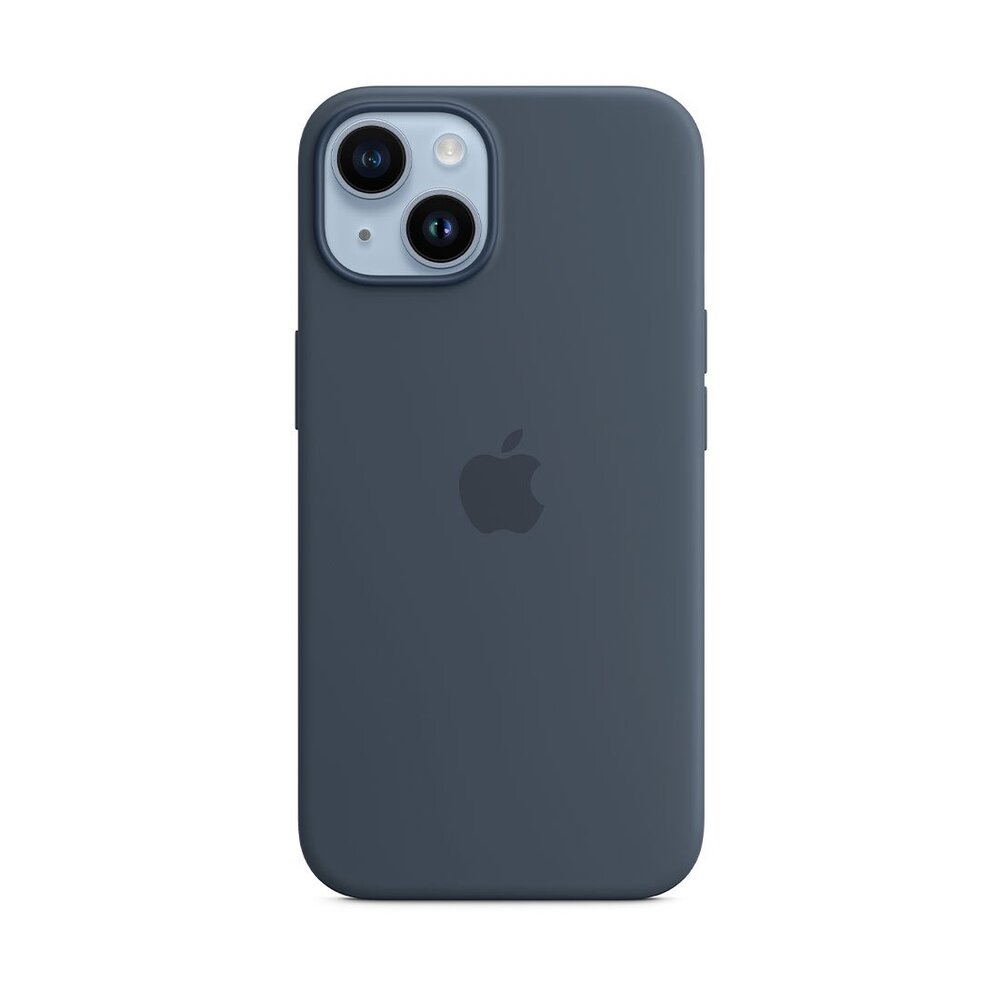 Apple iPhone 14 Silicone Case with MagSafe - Storm Blue