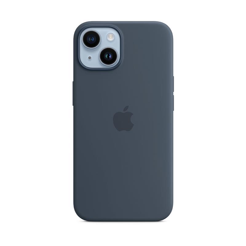 Apple iPhone 14 Silicone Case with MagSafe - Storm Blue