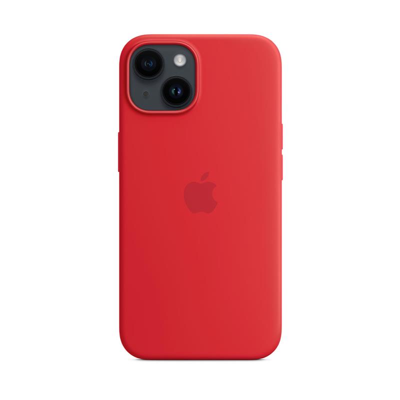 Apple iPhone 14 Silicone Case with MagSafe - (PRODUCT)RED