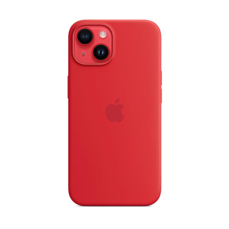 Apple iPhone 14 Silicone Case with MagSafe - (PRODUCT)RED