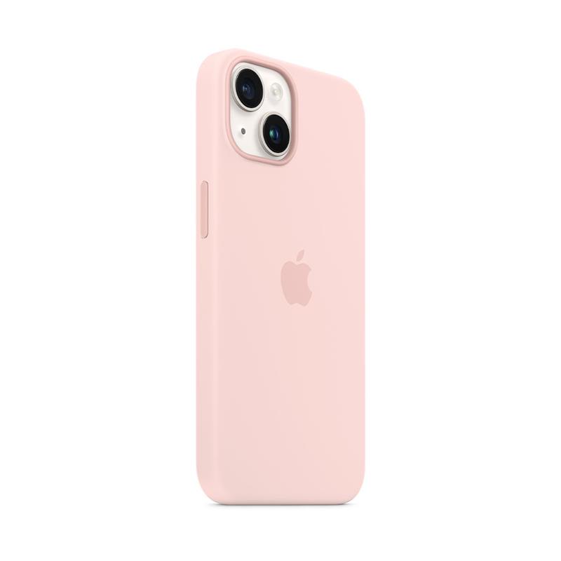 Apple iPhone 14 Silicone Case with MagSafe-Chalk Pink