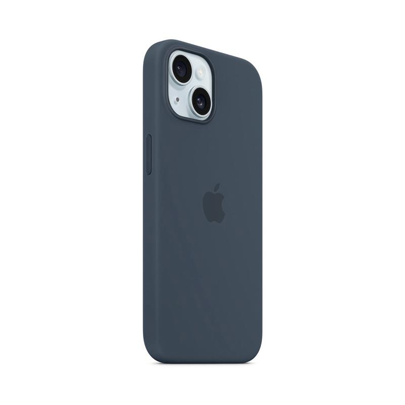 iPhone 15 Silicone Case with MagSafe-Storm Blue