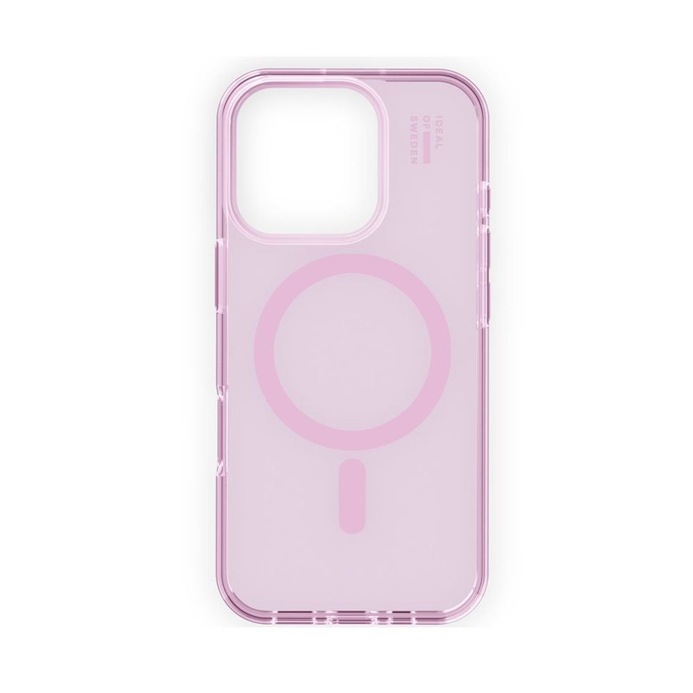 iDeal Silicone Case MagSafe iPhone 16 Pro Light Pink