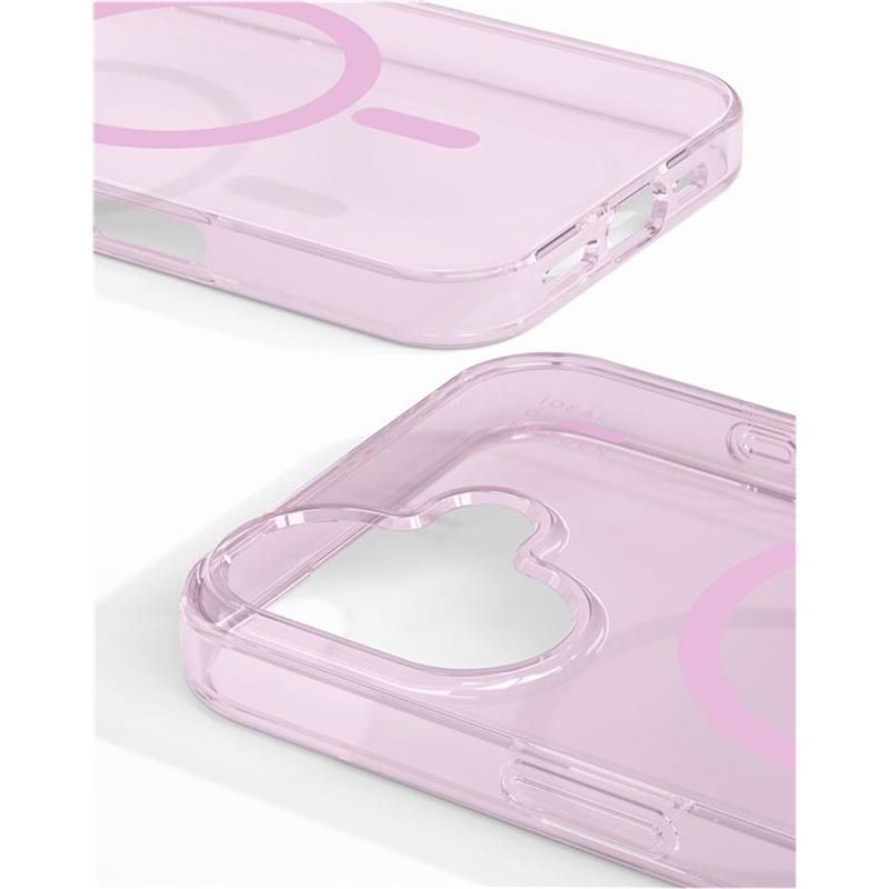 iDeal Silicone Case MagSafe iPhone 16 Light Pink