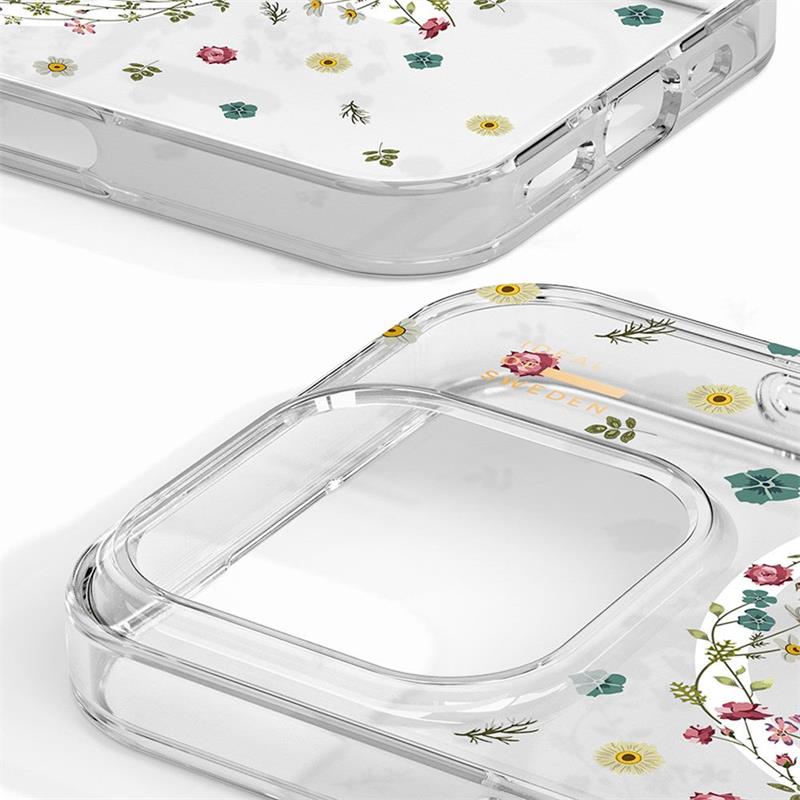 iDeal Fashion Clear Case MagSafe iPhone 16 Pro Petite Floral