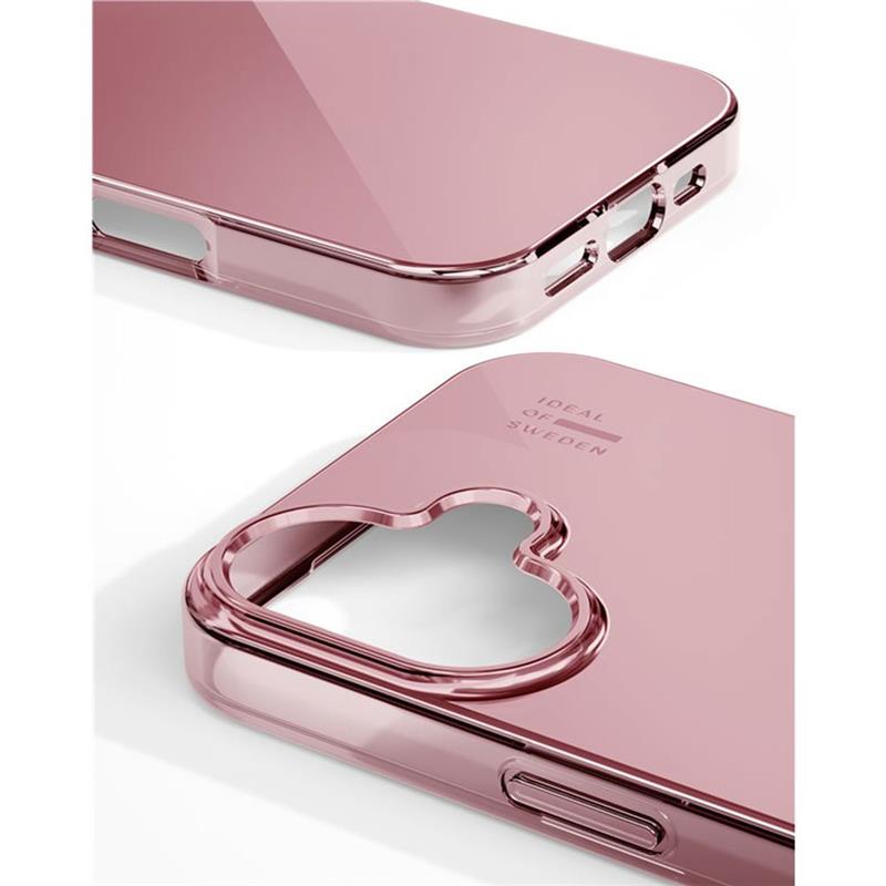 iDeal Mirror Case MagSafe iPhone 16 Mirror Rose Pink