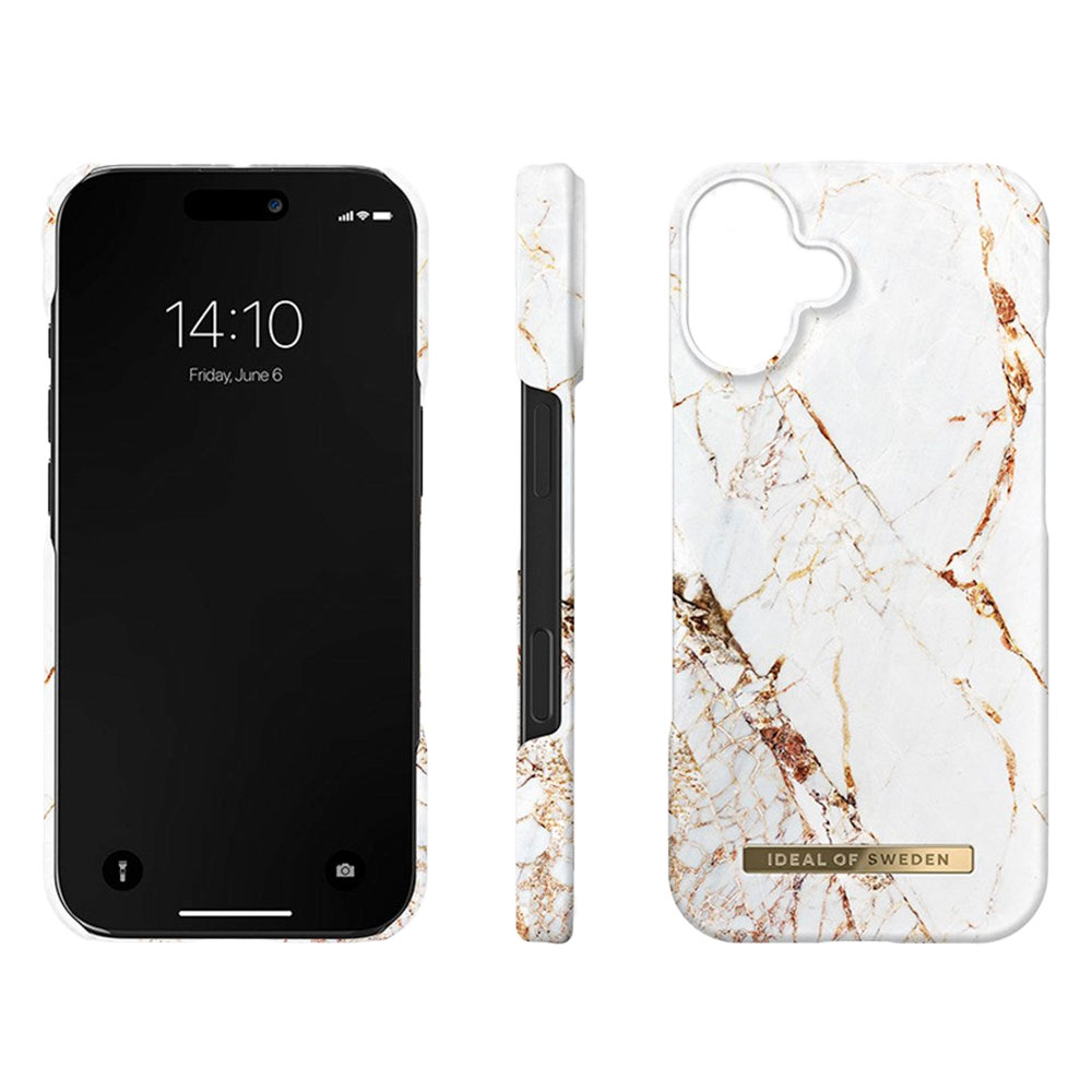 iDeal Fashion Case MagSafe iPhone 16 Carrara Gold