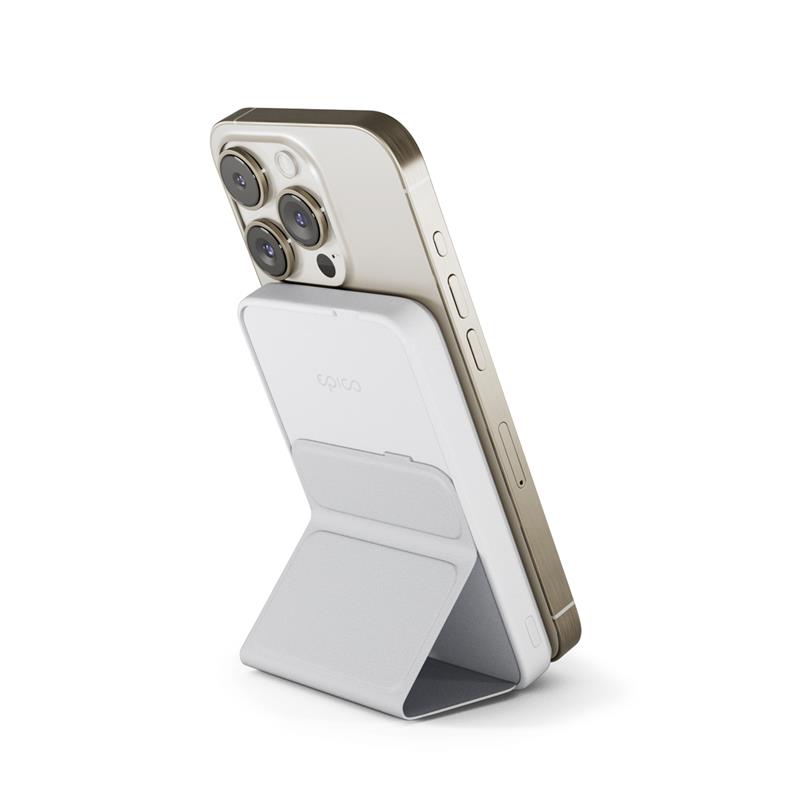 iStores by Epico Mag+ Stand Power Bank 7000 mAh - bílá