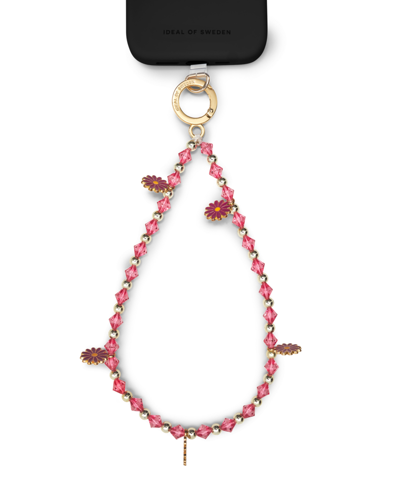 iDeal Phone Wristlet Strap Cranberry Bloom