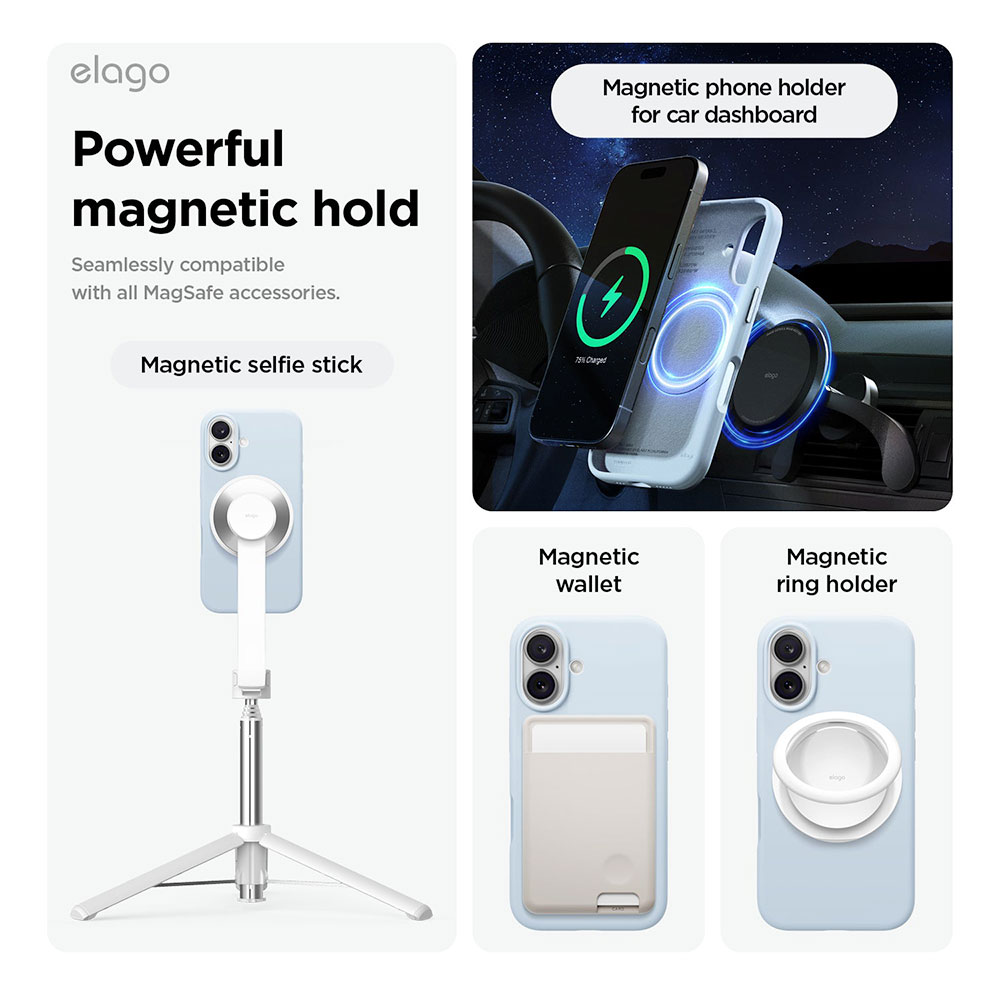 Elago kryt Silicone Case Magsafe pre iPhone 16 - Lovely Pink