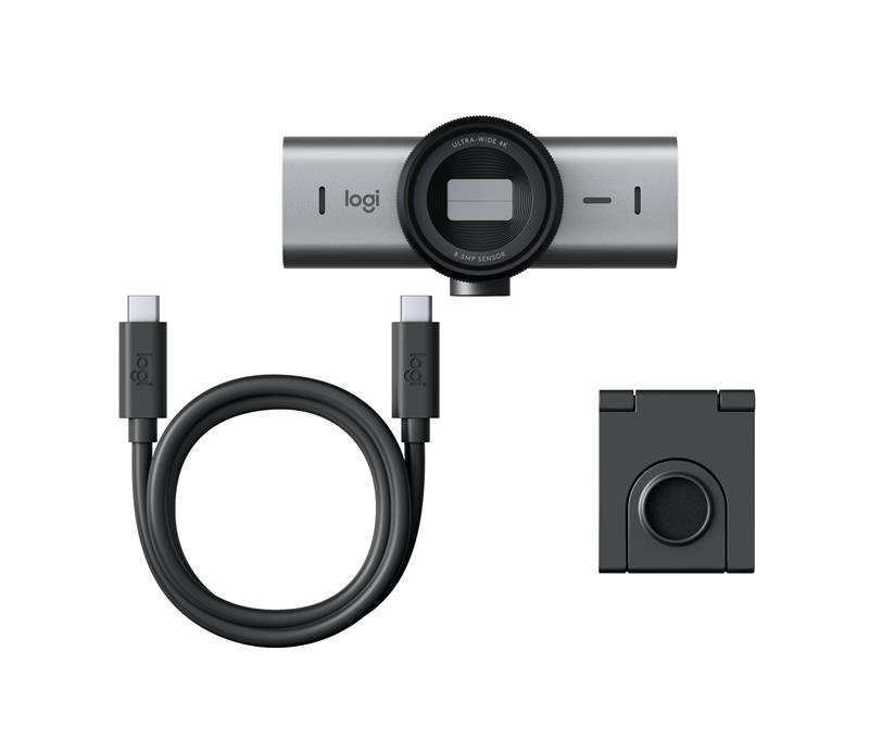 Logitech MX Brio - 4K Ultra HD web kamera - grafitová