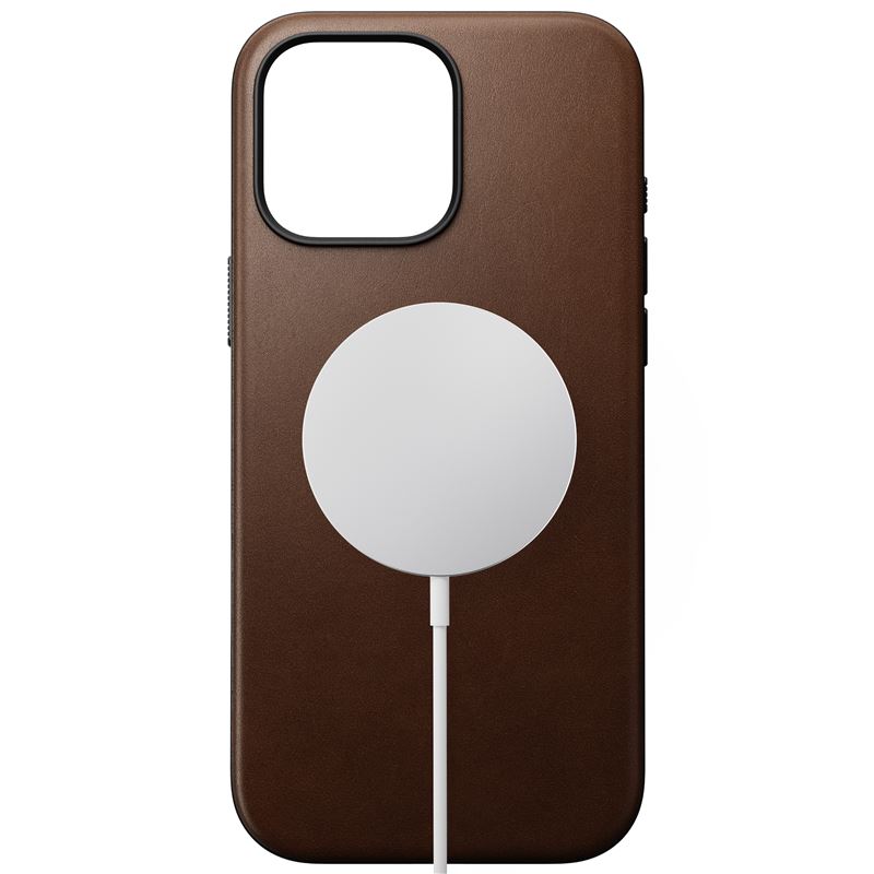 Nomad kryt Modern Leather Case Magsafe pre iPhone 16 Pro Max - Brown