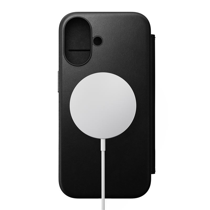 Nomad pouzdro Modern Leather Folio Magsafe pro iPhone 16 - Black