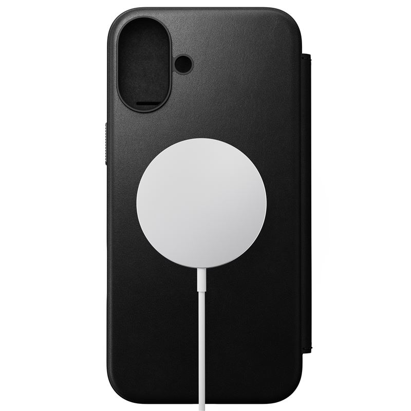Nomad pouzdro Modern Leather Folio Magsafe pro iPhone 16 Plus - Black