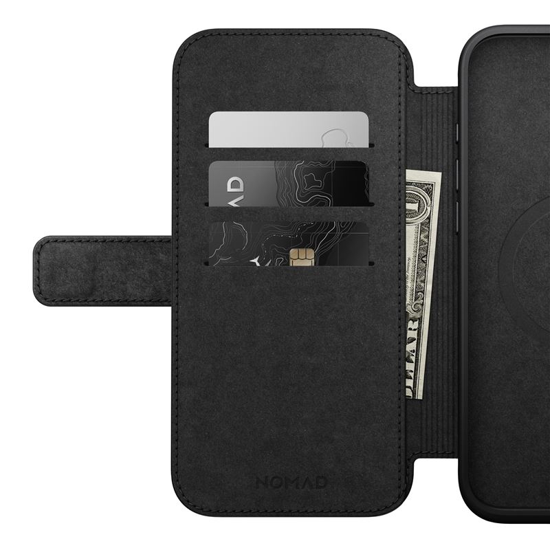 Nomad pouzdro Modern Leather Folio Magsafe pro iPhone 16 Plus - Brown