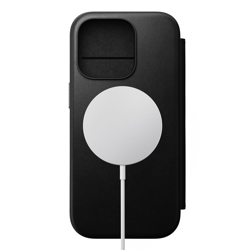 Nomad puzdro Modern Leather Folio Magsafe pre iPhone 16 Pro - Black