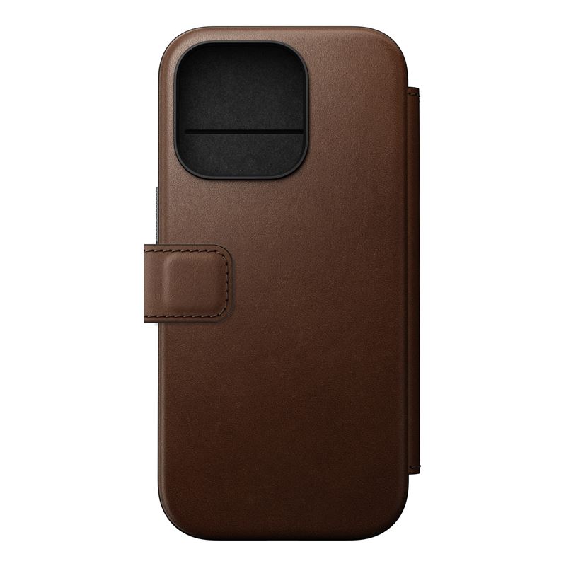 Nomad pouzdro Modern Leather Folio Magsafe pro iPhone 16 Pro - Brown