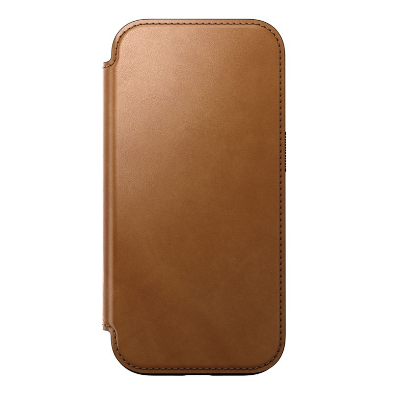 Nomad puzdro Modern Leather Folio Magsafe pre iPhone 16 Pro - English Tan