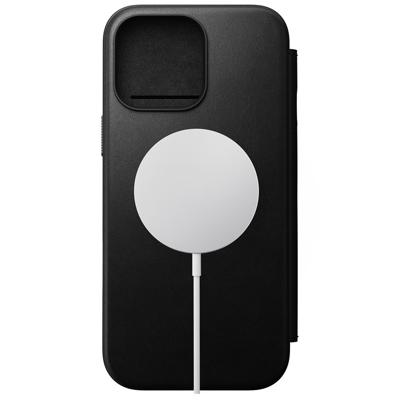 Nomad puzdro Modern Leather Folio Magsafe pre iPhone 16 Pro Max - Black