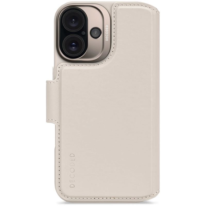 Decoded pouzdro Leather Detachable Wallet MagSafe pro iPhone 16 - Clay